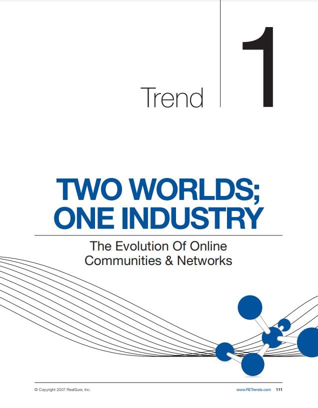 Two Worlds One Industry: The Evolution Of Online Communities & Networks