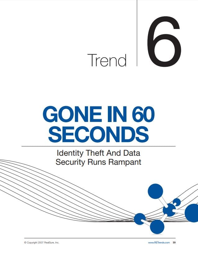 Gone In Sixty Seconds: Identity Theft And Data Security Runs Rampant