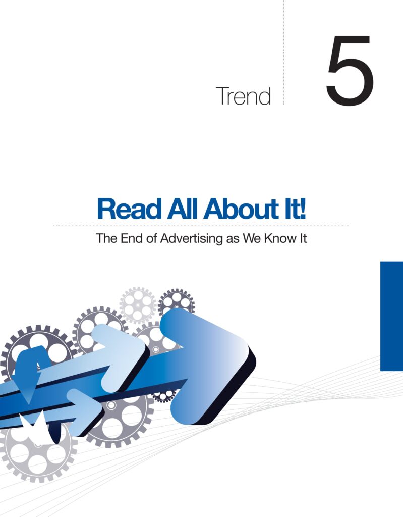 Read All About It – The End of Advertising as we Know it
