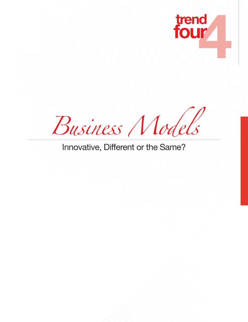 Business Models – Innovative, Different or the Same?