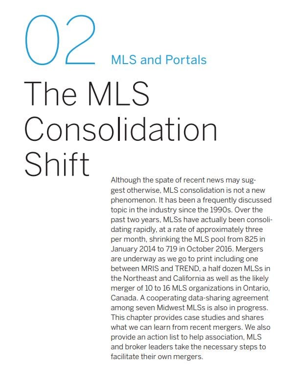 The MLS Consolidation Shift