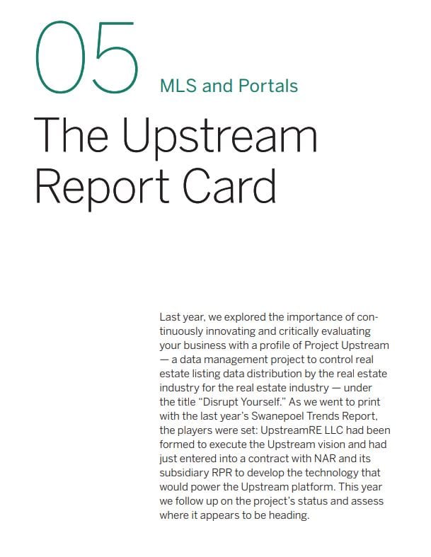 The Upstream Report Card