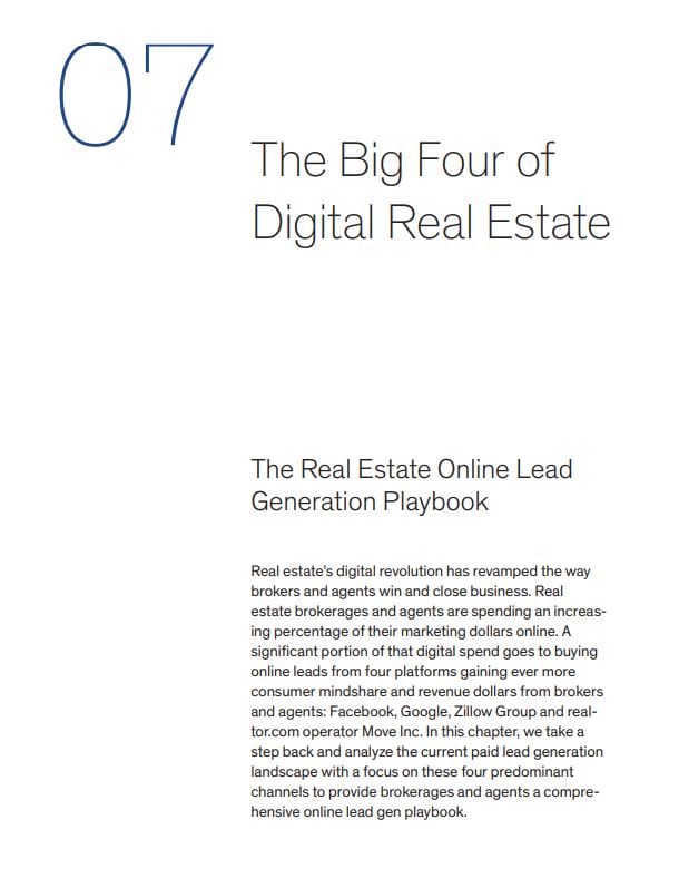 The Big Four of Digital Real Estate