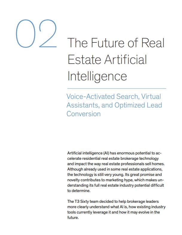 The Future of Real Estate Artificial Intelligence