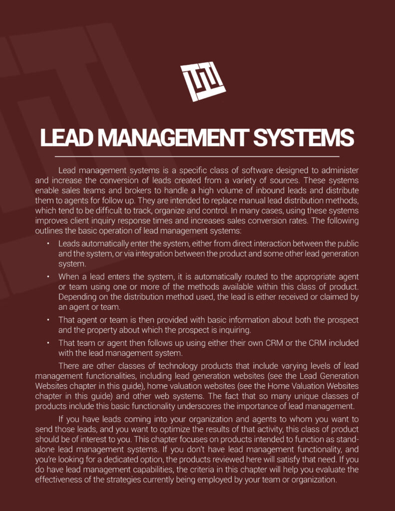 Lead Management Systems